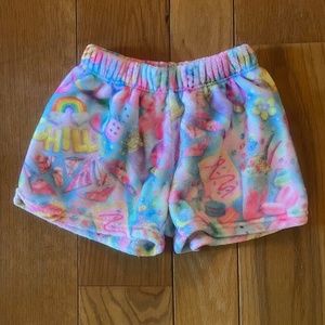 ISCREAM Plush Pajama Shorts Girls SZ 14
